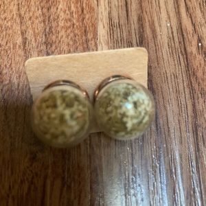 Handmade glass earrings